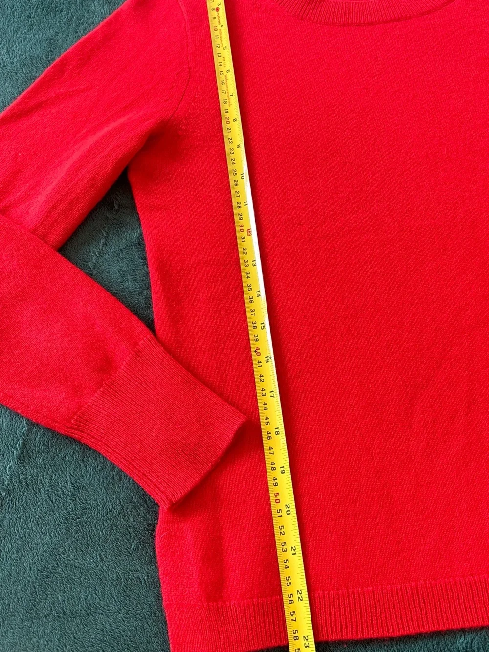 J. Crew Women's Bright Red Cashmere Sweater